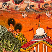 Close-up of Bundi Painting | c.1760