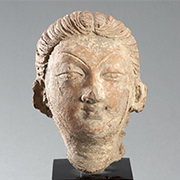 Head of a Bodhisattva | 5th Century | Akhnur region, Kashmir