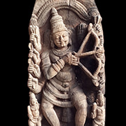 Wooden warrior – Karataveerarjuna | 18th Century | South India